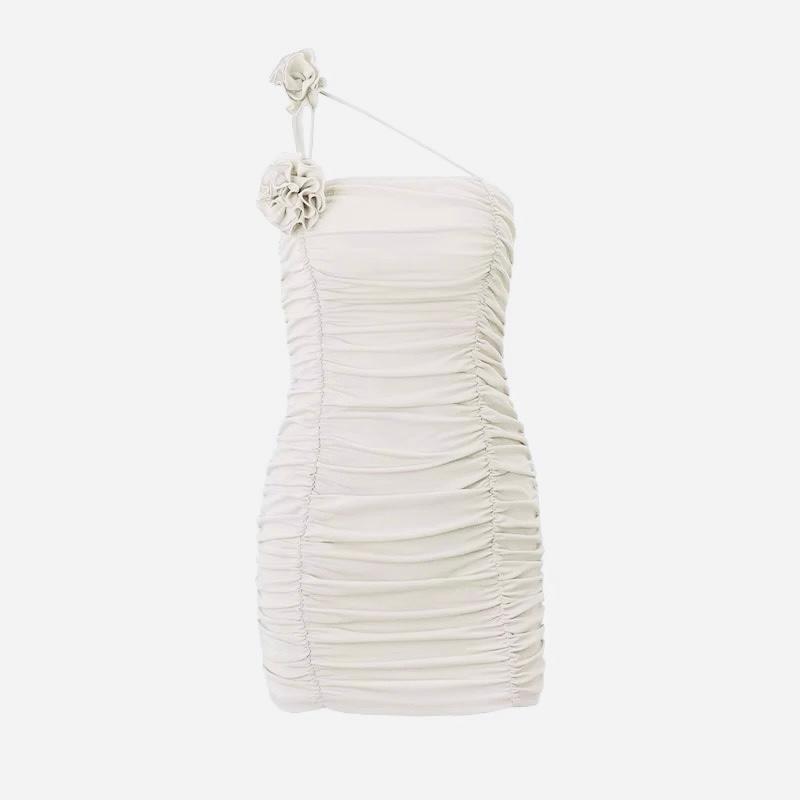 VESTIDO FLOR NUDE